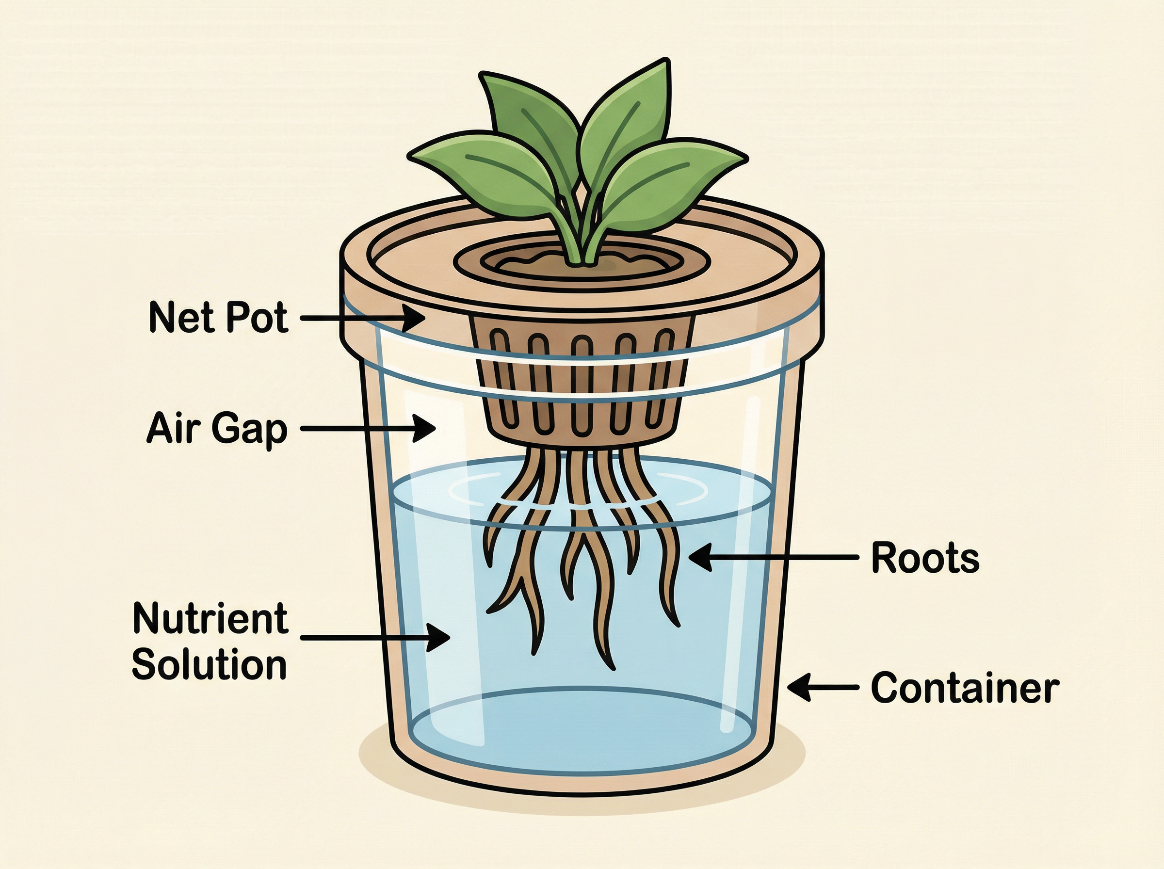 Kratky system diagram